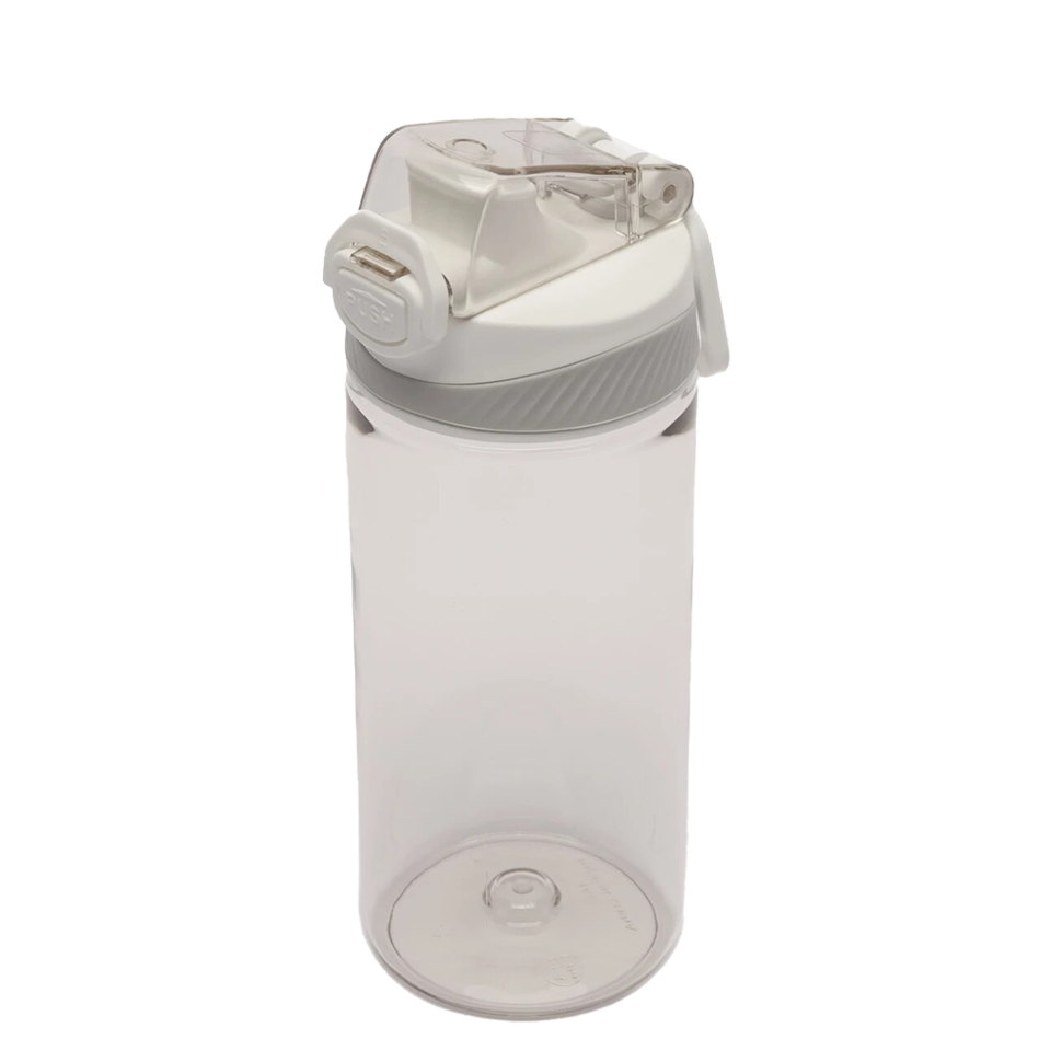 Бутылка для воды QuanGe Hello Life Tritan Sports Cup 480мл Серая Бутылка для воды QuanGe Hello Life Tritan Sports Cup 480мл Серая