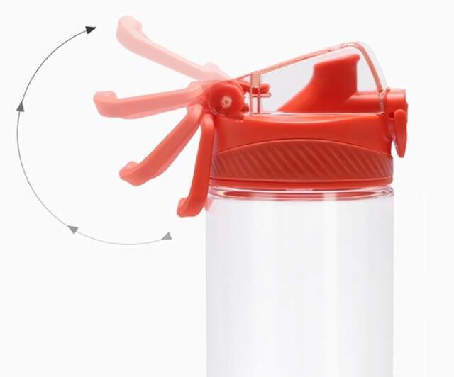 Бутылка для воды QuanGe Hello Life Tritan Sports Cup 480мл Серая Бутылка для воды QuanGe Hello Life Tritan Sports Cup 480мл Серая