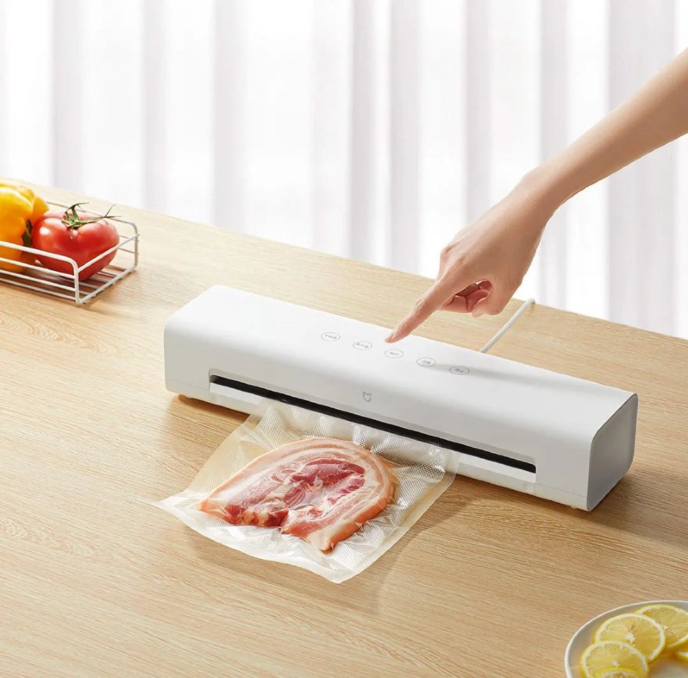 Вакуумный упаковщик Xiaomi Mijia Automatic Vacuum Sealing Machine Белый Вакуумный упаковщик Xiaomi Mijia Automatic Vacuum Sealing Machine Белый
