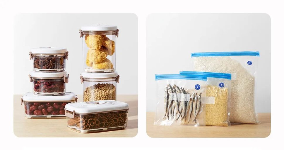 Вакуумный упаковщик Xiaomi Mijia Automatic Vacuum Sealing Machine Белый Вакуумный упаковщик Xiaomi Mijia Automatic Vacuum Sealing Machine Белый