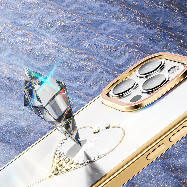 Чехол PQY Wish для iPhone 15 Pro Max Серебро Чехол PQY Wish для iPhone 15 Pro Max Серебро