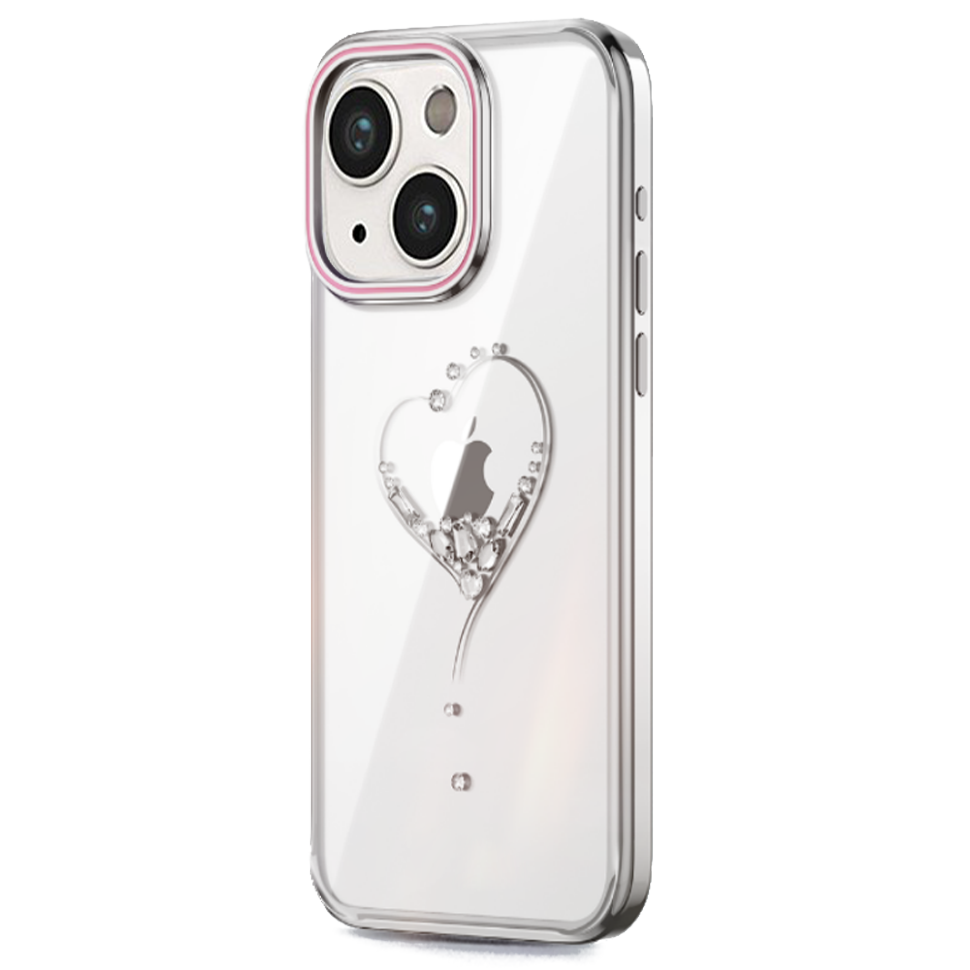 Чехол PQY Wish Special Version для iPhone 15 Серебро