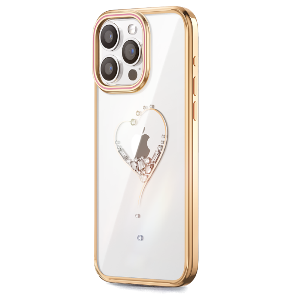 Чехол PQY Wish Special Version для iPhone 15 Pro Max Золото