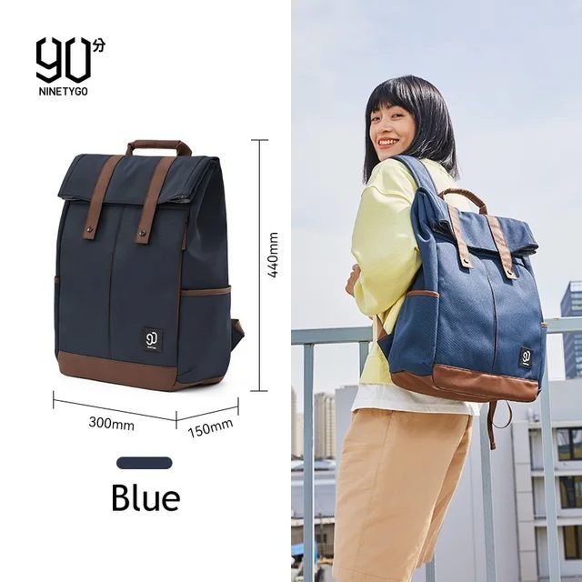 Рюкзак 90 Points NinetyGo Vitality College Leisure Backpack Чёрный Рюкзак 90 Points NinetyGo Vitality College Leisure Backpack Чёрный