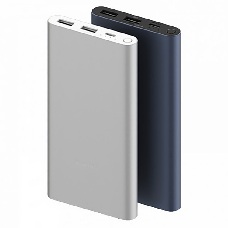 Внешний аккумулятор Xiaomi Mi Power Bank 3 22.5W 10000mAh Серебро Внешний аккумулятор Xiaomi Mi Power Bank 3 22.5W 10000mAh Серебро