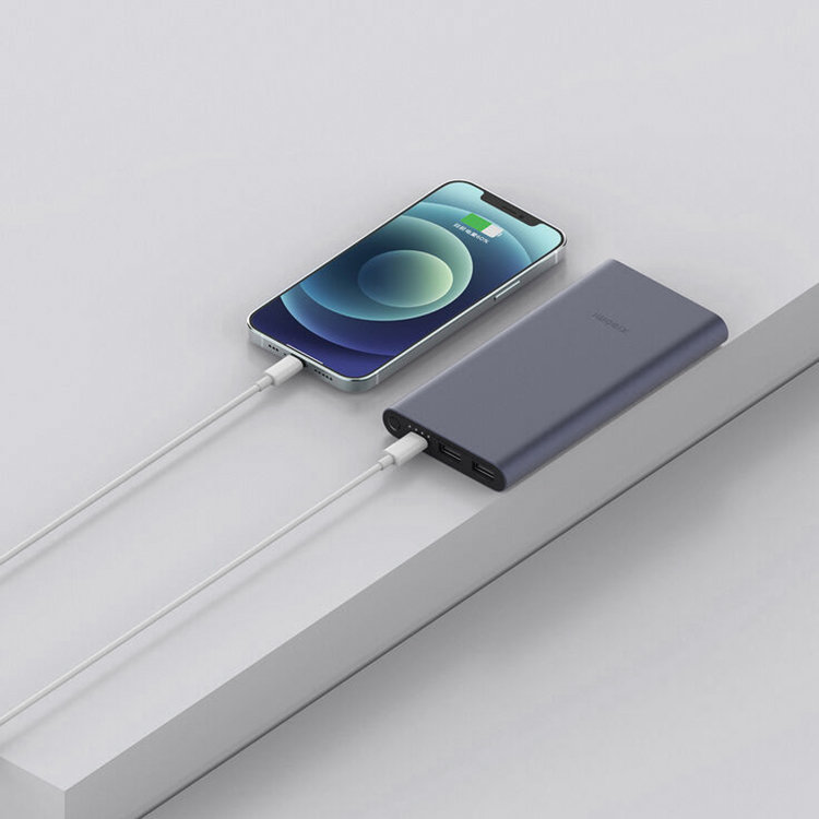 Внешний аккумулятор Xiaomi Mi Power Bank 3 22.5W 10000mAh Серебро Внешний аккумулятор Xiaomi Mi Power Bank 3 22.5W 10000mAh Серебро