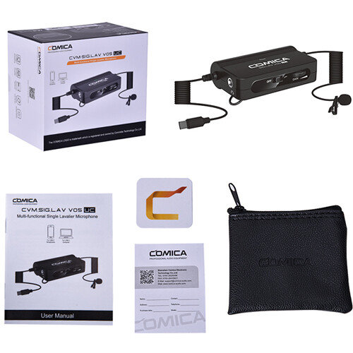 Микрофон петличный Comica SIG.LAV V05 UC (Type-C) Микрофон петличный Comica SIG.LAV V05 UC (Type-C)
