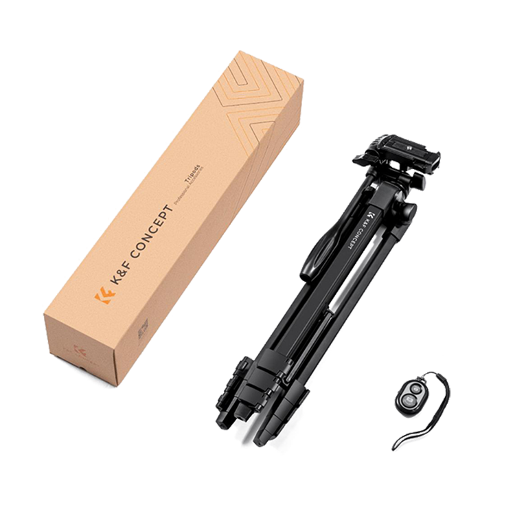 Штатив K&F Concept Aluminum Travel Tripod with Bluetooth Remote Штатив K&F Concept Aluminum Travel Tripod with Bluetooth Remote