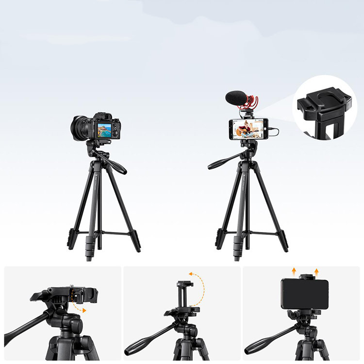 Штатив K&F Concept Aluminum Travel Tripod with Bluetooth Remote Штатив K&F Concept Aluminum Travel Tripod with Bluetooth Remote