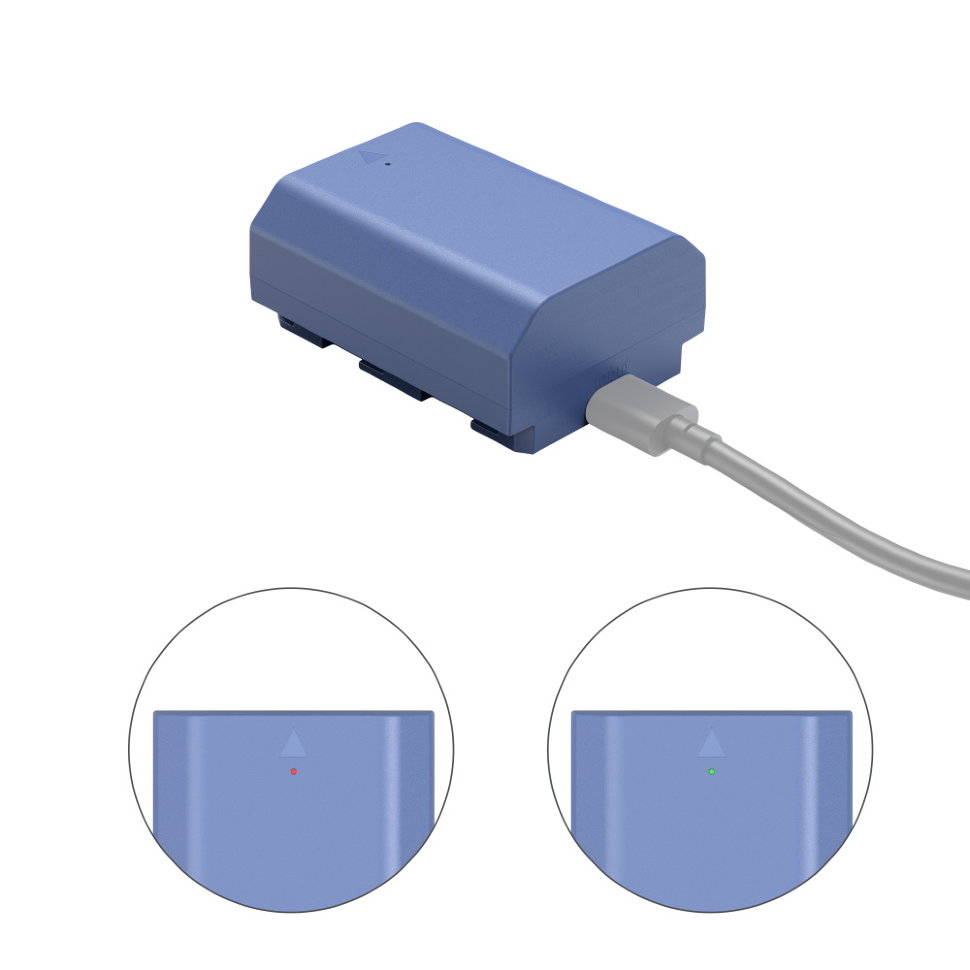 Аккумулятор SmallRig 4265 NP-FZ100 Type-C Синий Аккумулятор SmallRig 4265 NP-FZ100 Type-C Синий