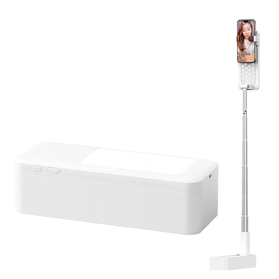 Держатель смартфона с подсветкой USAMS DOXG-V10 Live Stream Phone Stand Держатель смартфона с подсветкой USAMS DOXG-V10 Live Stream Phone Stand