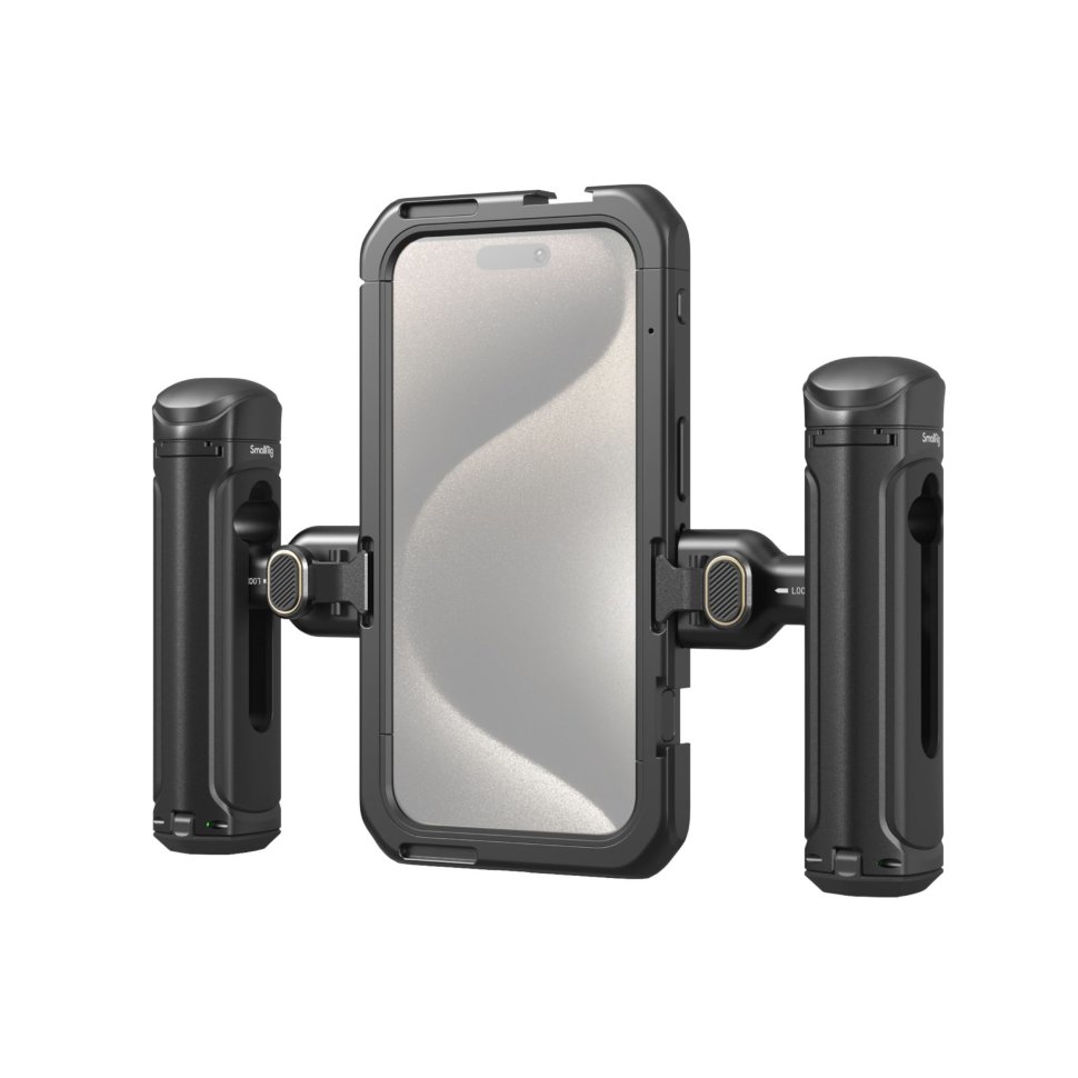 Клетка SmallRig 4397 Video Kit (Dual Handheld) для iPhone 15 Pro Клетка SmallRig 4397 Video Kit (Dual Handheld) для iPhone 15 Pro