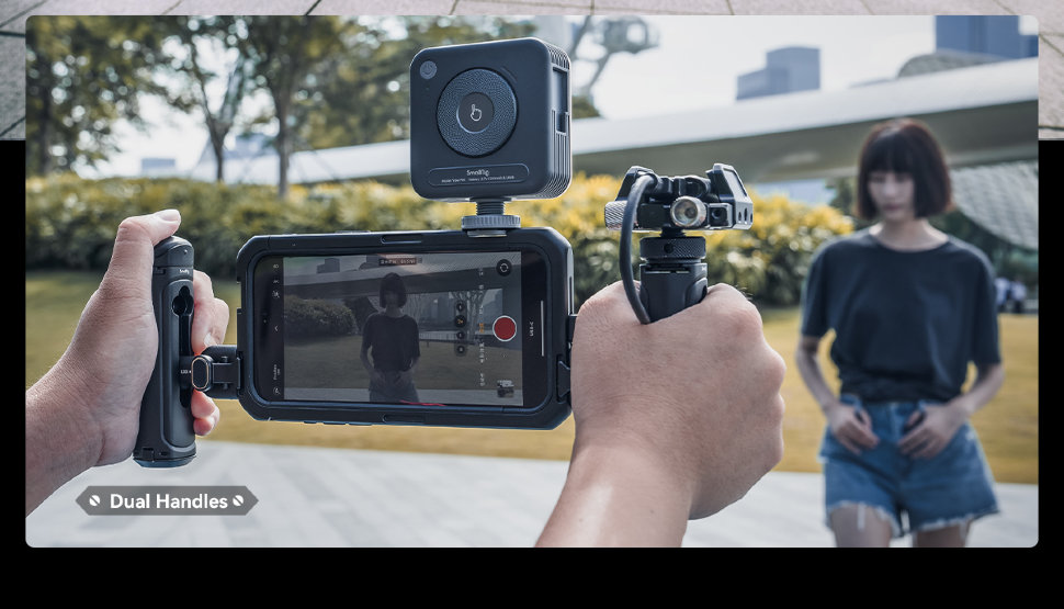 Клетка SmallRig 4397 Video Kit (Dual Handheld) для iPhone 15 Pro Клетка SmallRig 4397 Video Kit (Dual Handheld) для iPhone 15 Pro