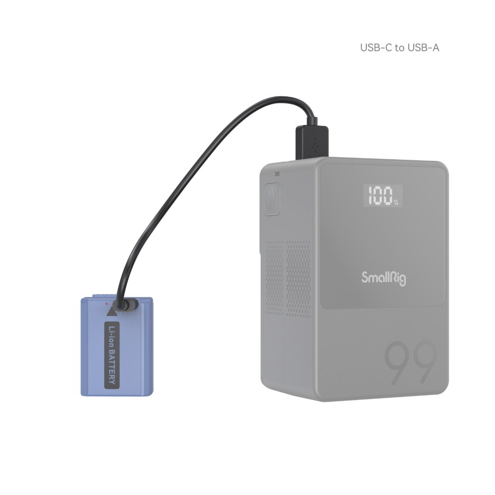 Аккумулятор SmallRig 4330 NP-FW50 Type-C Синий Аккумулятор SmallRig 4330 NP-FW50 Type-C Синий