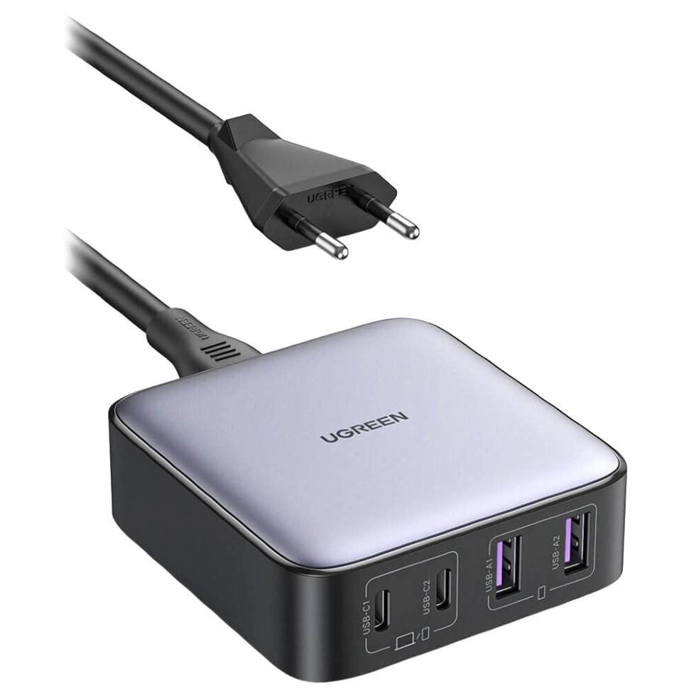 Сетевой адаптер Ugreen CD327 Nexode 65W Чёрный Сетевой адаптер Ugreen CD327 Nexode 65W Чёрный