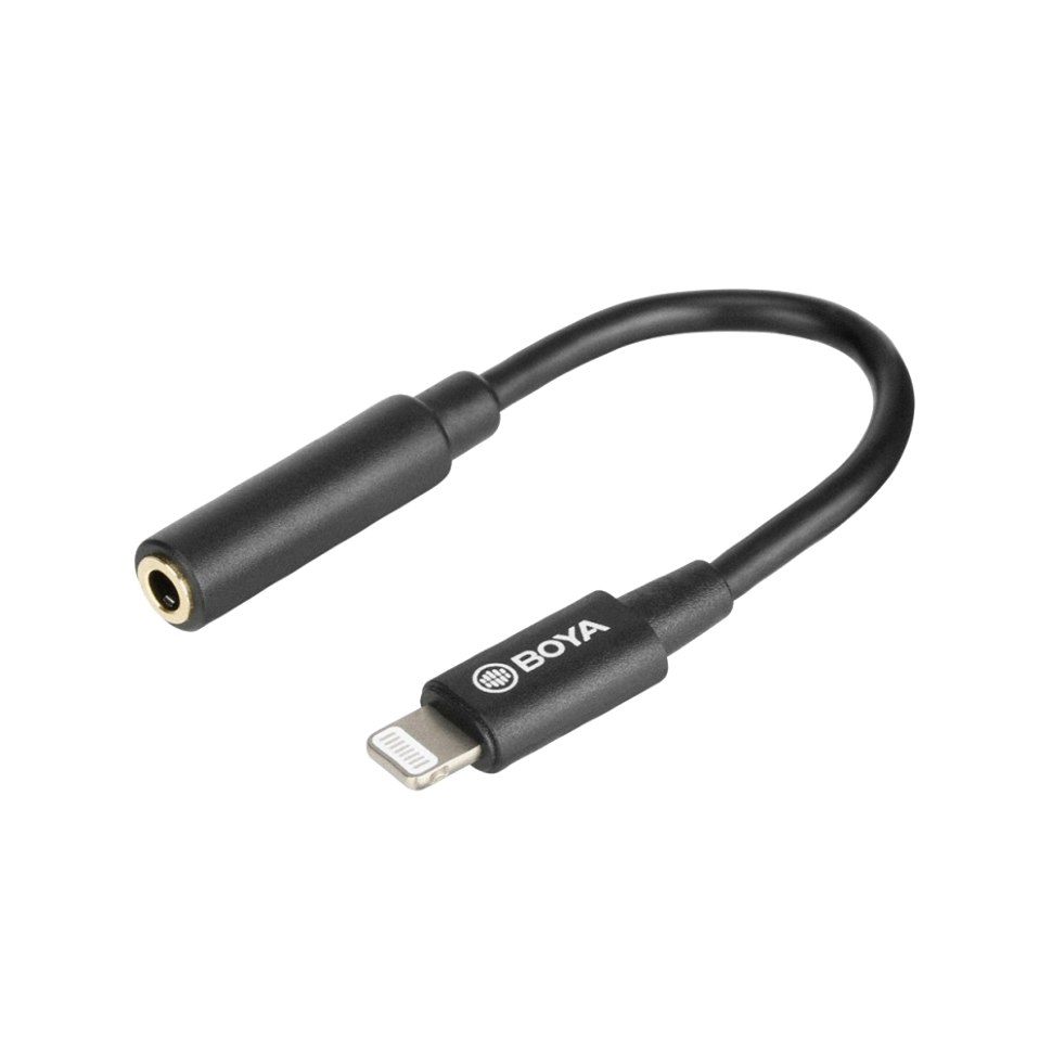 Адаптер BOYA BY-K8 Lightning - TRS Адаптер BOYA BY-K8 Lightning - TRS