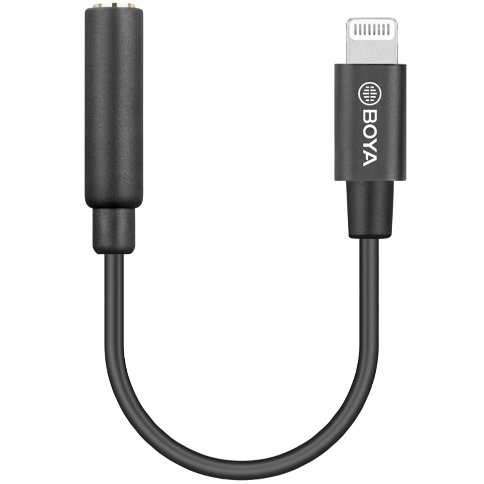 Адаптер BOYA BY-K8 Lightning - TRS Адаптер BOYA BY-K8 Lightning - TRS