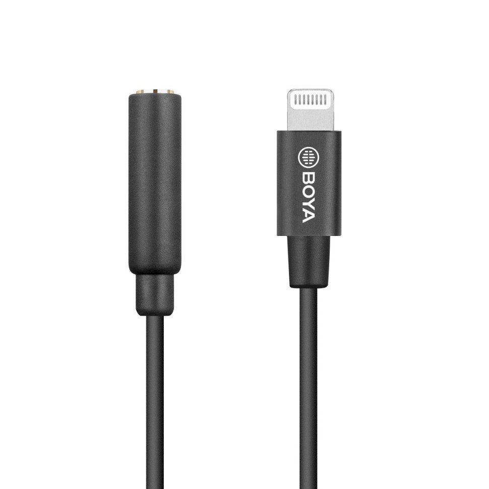 Адаптер BOYA BY-K8 Lightning - TRS Адаптер BOYA BY-K8 Lightning - TRS