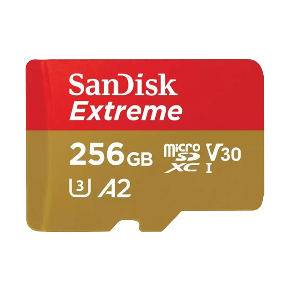 Карта памяти SanDisk Extreme microSDXC 256Gb UHS-I U3 V30 A2