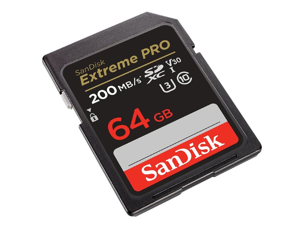Карта памяти SanDisk Extreme PRO SDXC 64Gb UHS-I Class 10 V30 Карта памяти SanDisk Extreme PRO SDXC 64Gb UHS-I Class 10 V30