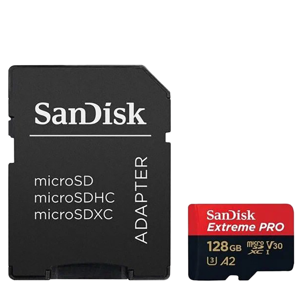 Карта памяти SanDisk Extreme PRO microSDXC 64Gb UHS-I U3 V30 A2 + ADP