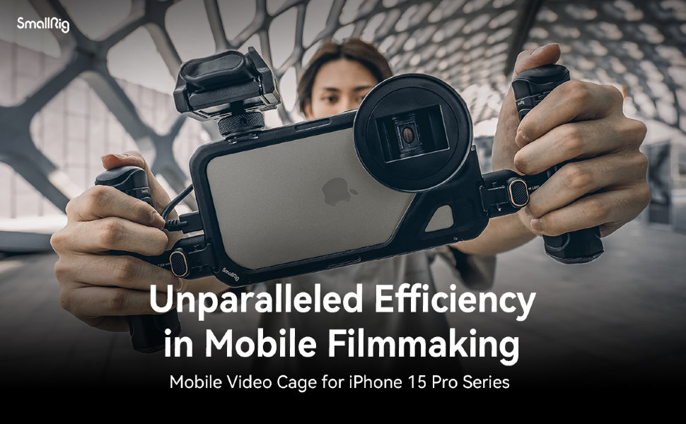 Клетка SmallRig 4392 Video Kit (Dual Handheld) для iPhone 15 Pro Max Клетка SmallRig 4392 Video Kit (Dual Handheld) для iPhone 15 Pro Max