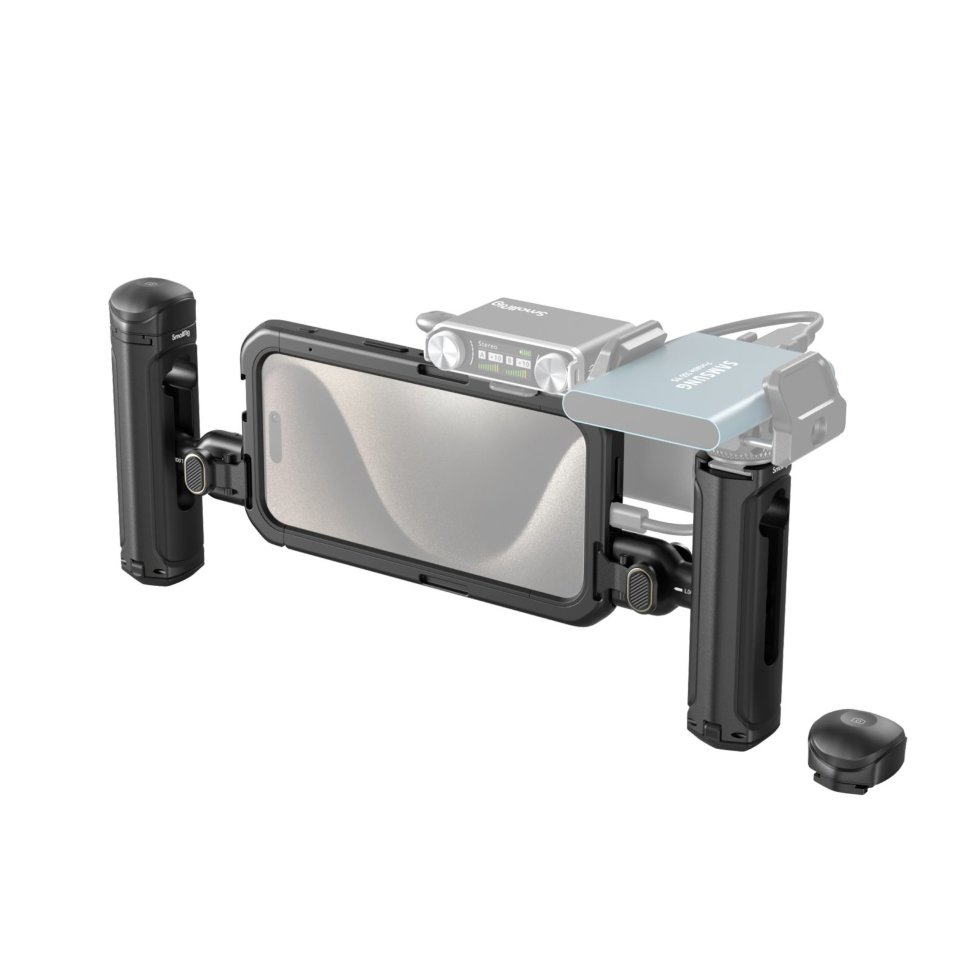 Клетка SmallRig 4392 Video Kit (Dual Handheld) для iPhone 15 Pro Max Клетка SmallRig 4392 Video Kit (Dual Handheld) для iPhone 15 Pro Max
