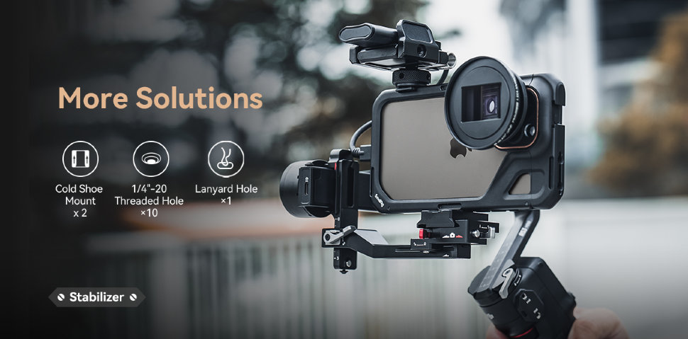 Клетка SmallRig 4392 Video Kit (Dual Handheld) для iPhone 15 Pro Max Клетка SmallRig 4392 Video Kit (Dual Handheld) для iPhone 15 Pro Max