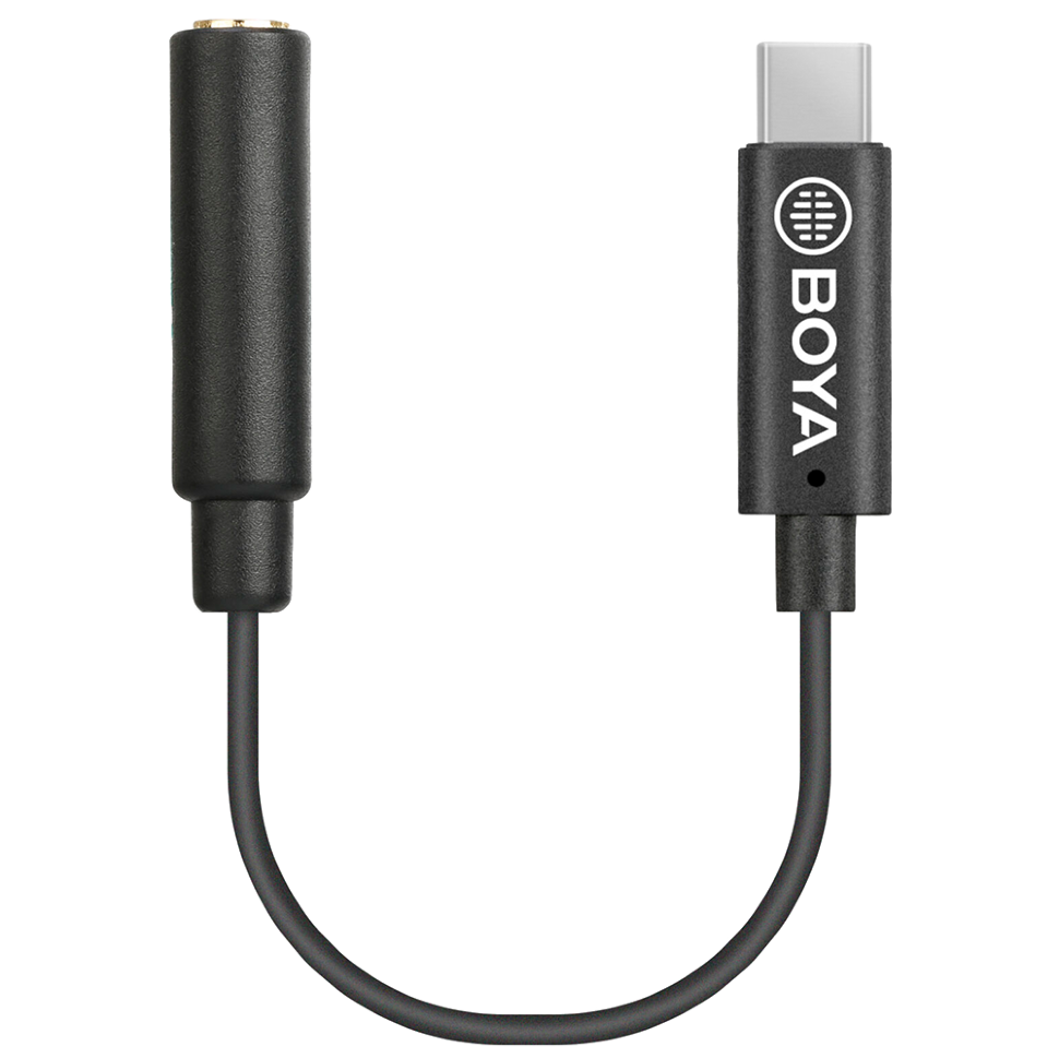 Адаптер BOYA BY-K9 mini Jack TRRS - Type-C Адаптер BOYA BY-K9 mini Jack TRRS - Type-C