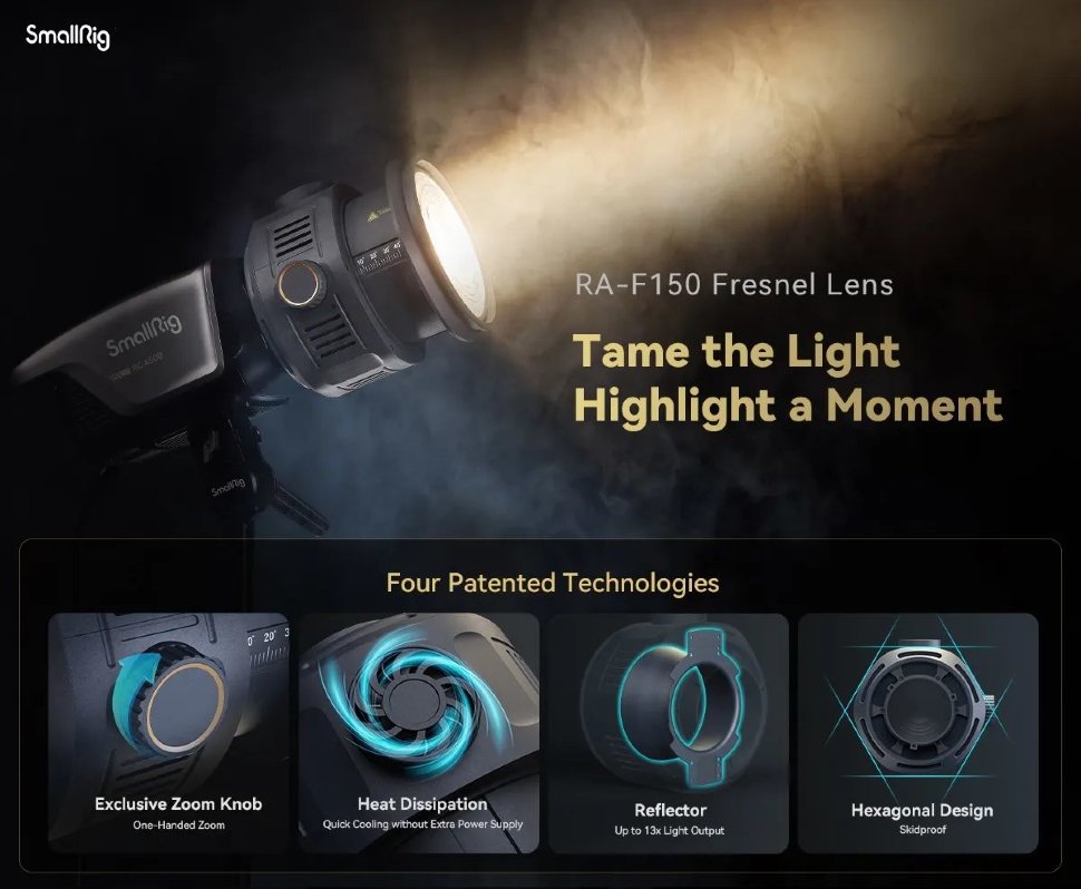 Линза Френеля SmallRig RA-F150 Линза Френеля SmallRig RA-F150