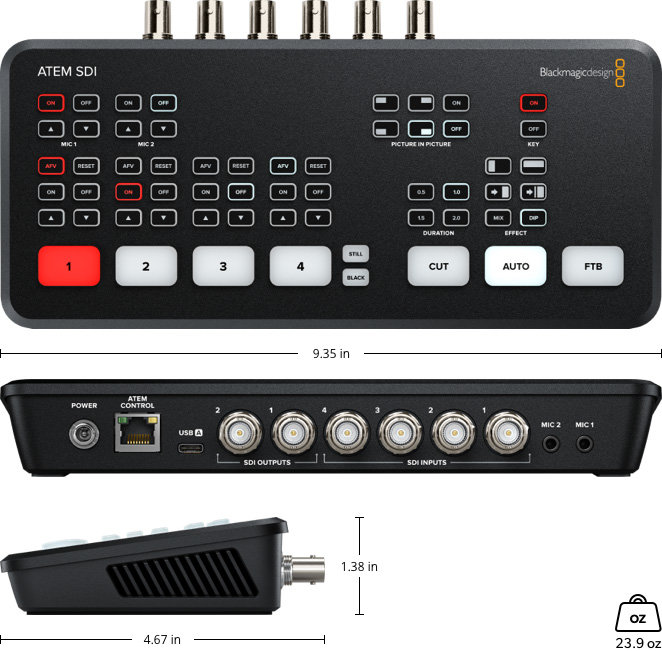 Видеомикшер Blackmagic ATEM SDI Switcher Видеомикшер Blackmagic ATEM SDI Switcher