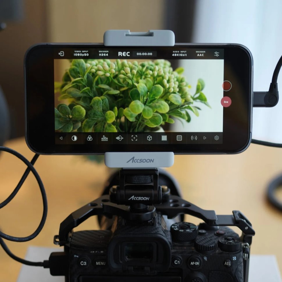 Беспроводной видеопередатчик Accsoon SeeMo UIT02 Чёрный Беспроводной видеопередатчик Accsoon SeeMo UIT02 Чёрный