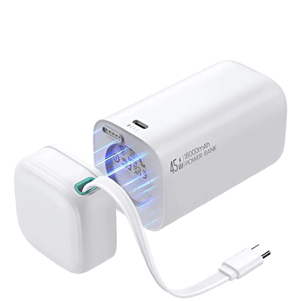 Внешний аккумулятор Usams US-CD216 PD45W 18000mAh Белый Внешний аккумулятор Usams US-CD216 PD45W 18000mAh Белый
