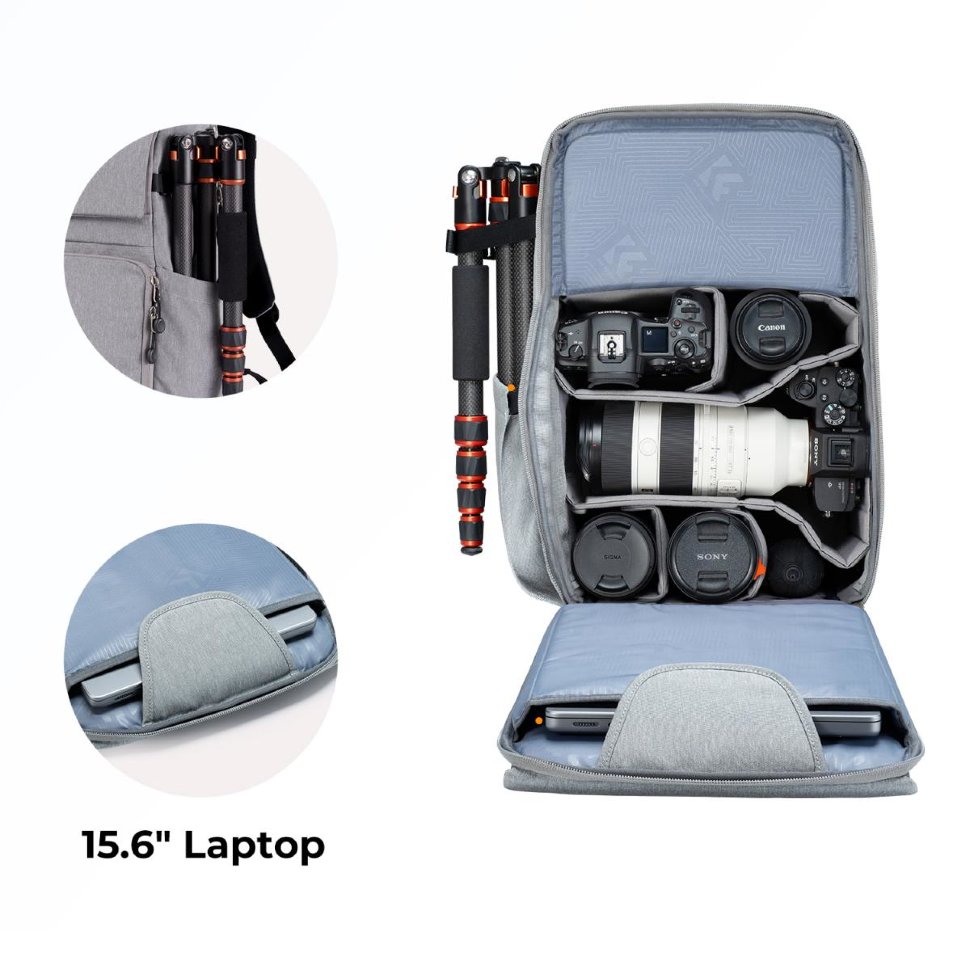 Рюкзак K&F Concept Nature Wander 22L Серый Рюкзак K&F Concept Nature Wander 22L Серый