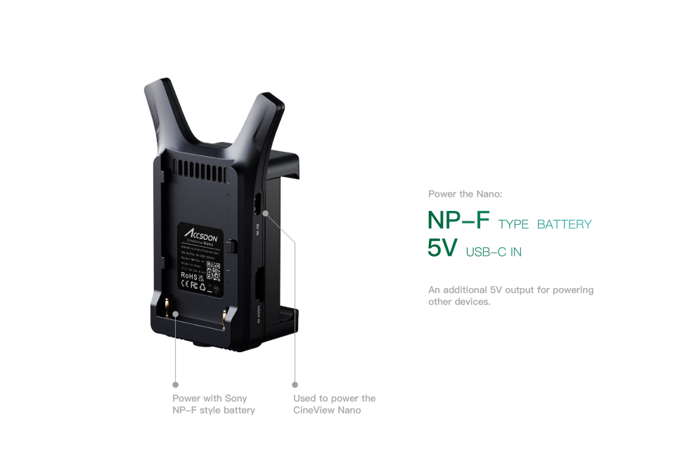 Беспроводной видеопередатчик Accsoon CineView Nano WIT04-M Беспроводной видеопередатчик Accsoon CineView Nano WIT04-M