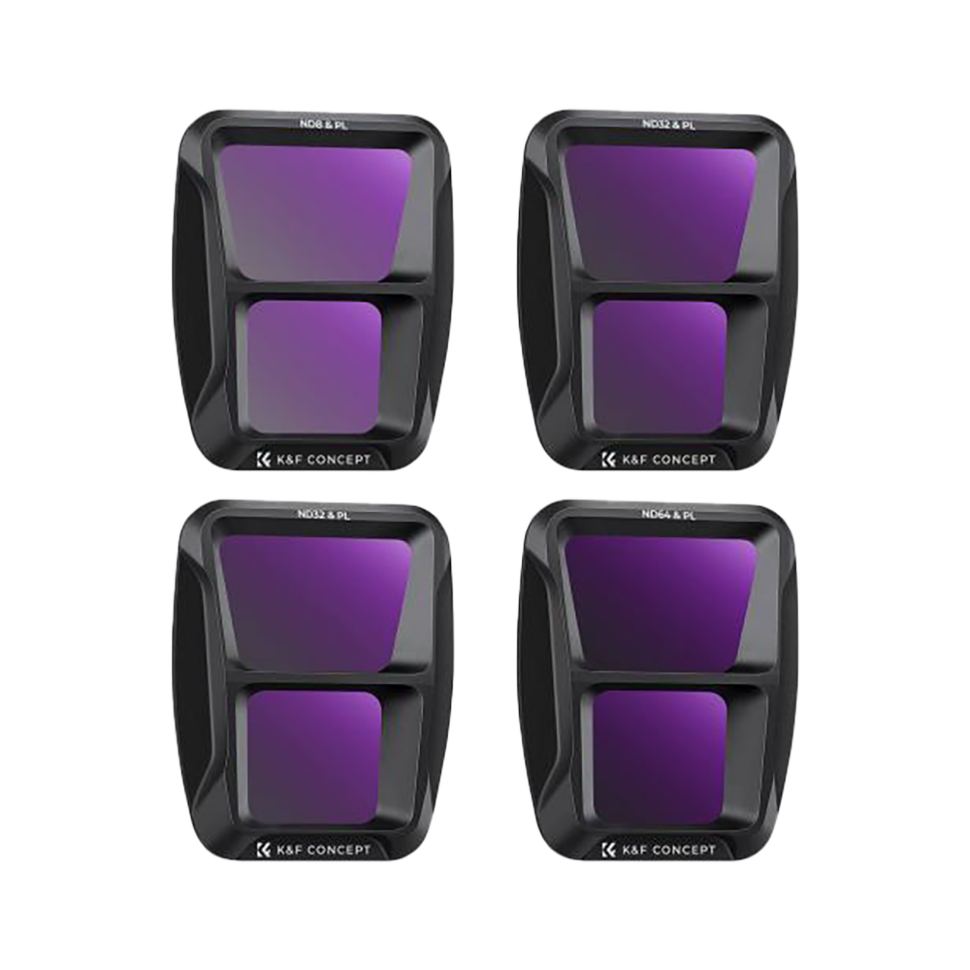 Комплект светофильтров K&F Concept ND/PL для DJI Air 3 (4шт)