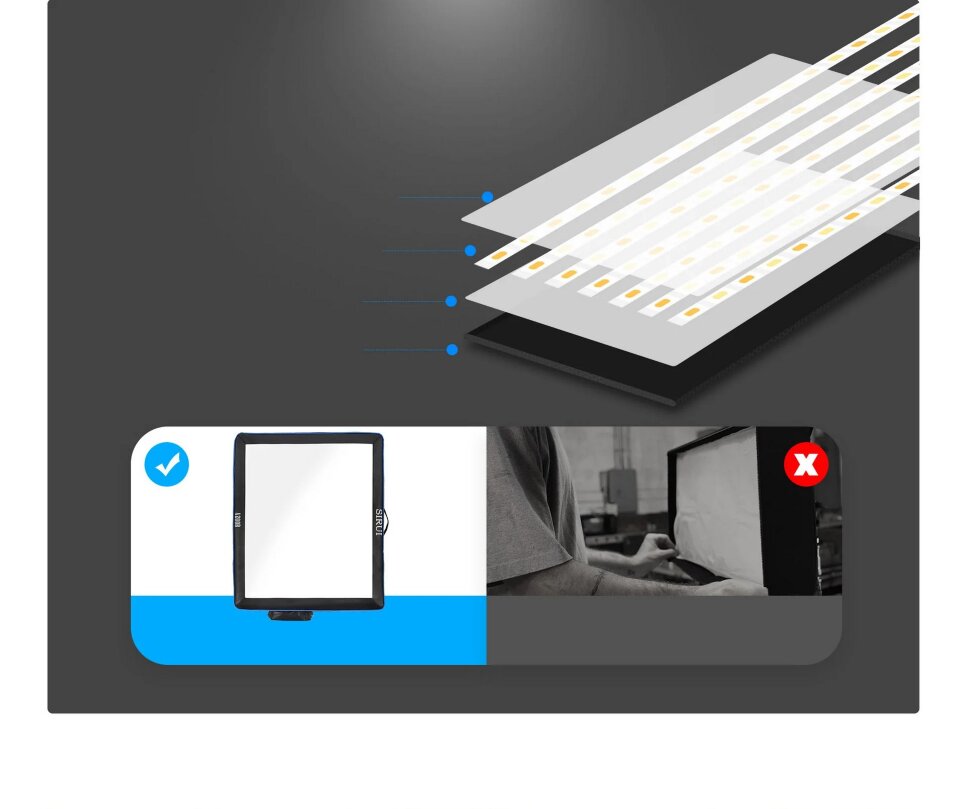 Осветитель Sirui A200B-L (+ кабель 3м) Осветитель Sirui A200B-L (+ кабель 3м)