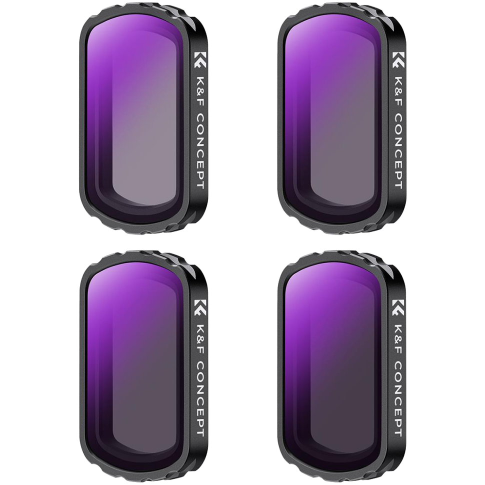 Комплект светофильтров K&F Concept ND для DJI Osmo Pocket 3 (4шт) Комплект светофильтров K&F Concept ND для DJI Osmo Pocket 3 (4шт)