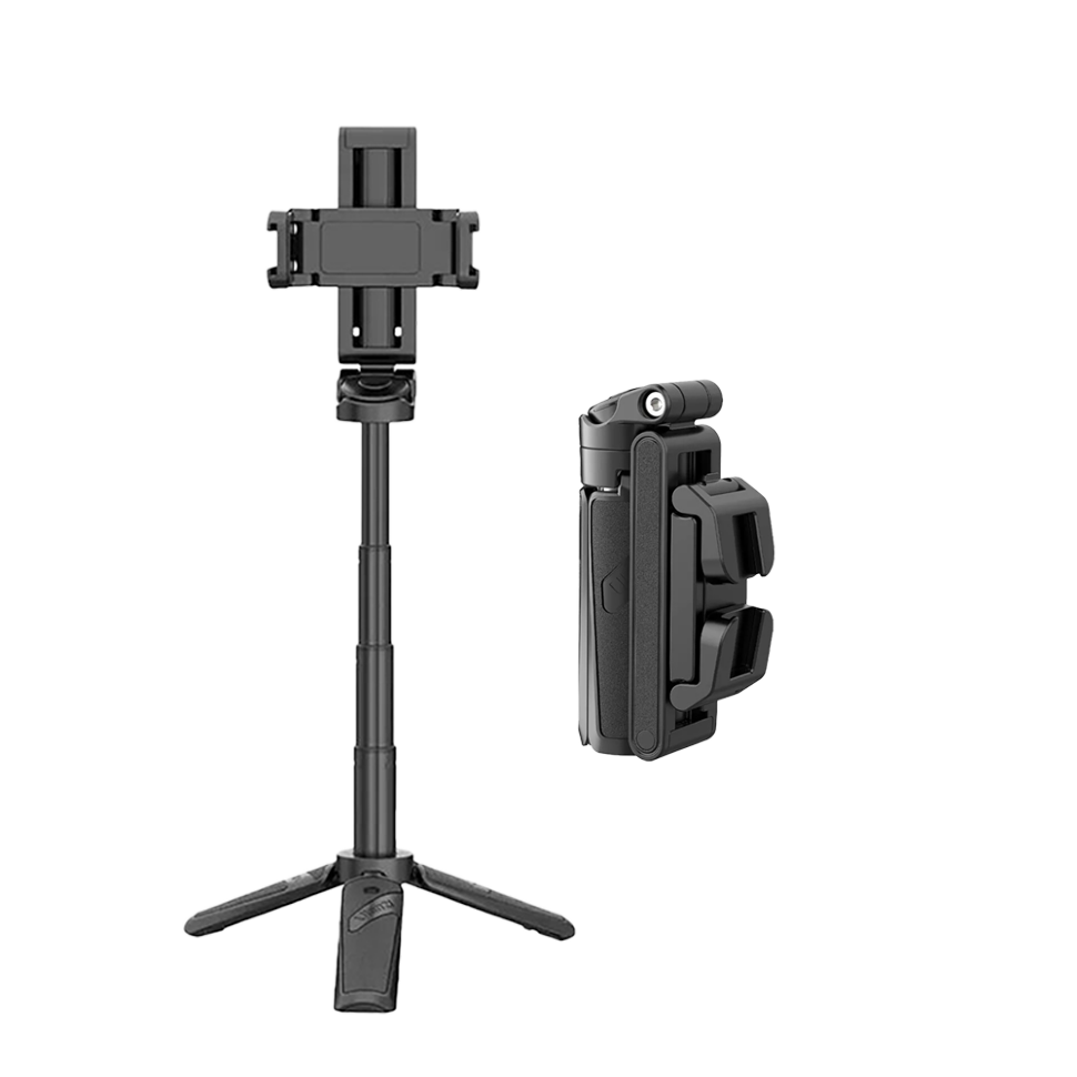 Рукоятка - штатив Ulanzi JJ02 Extendable Grip Tripod для смартфона Чёрная Рукоятка - штатив Ulanzi JJ02 Extendable Grip Tripod для смартфона Чёрная