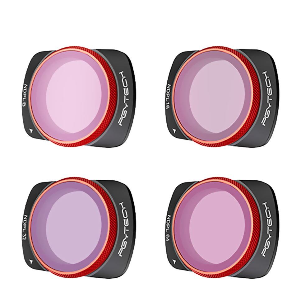 Комплект светофильтров PGYTECH ND/PL для DJI Osmo Pocket 3 (4шт) Комплект светофильтров PGYTECH ND/PL для DJI Osmo Pocket 3 (4шт)