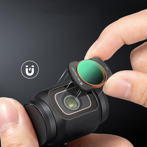 Комплект светофильтров K&F Concept CPL + ND для DJI Osmo Pocket 3 (3шт) Комплект светофильтров K&F Concept CPL + ND для DJI Osmo Pocket 3 (3шт)