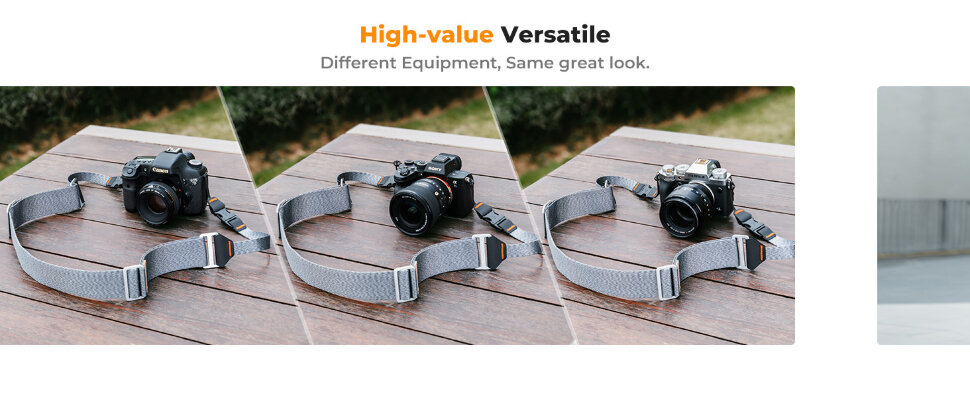 Шейный ремень K&F Concept Camera strap KF13.132 Серебро Шейный ремень K&F Concept Camera strap KF13.132 Серебро