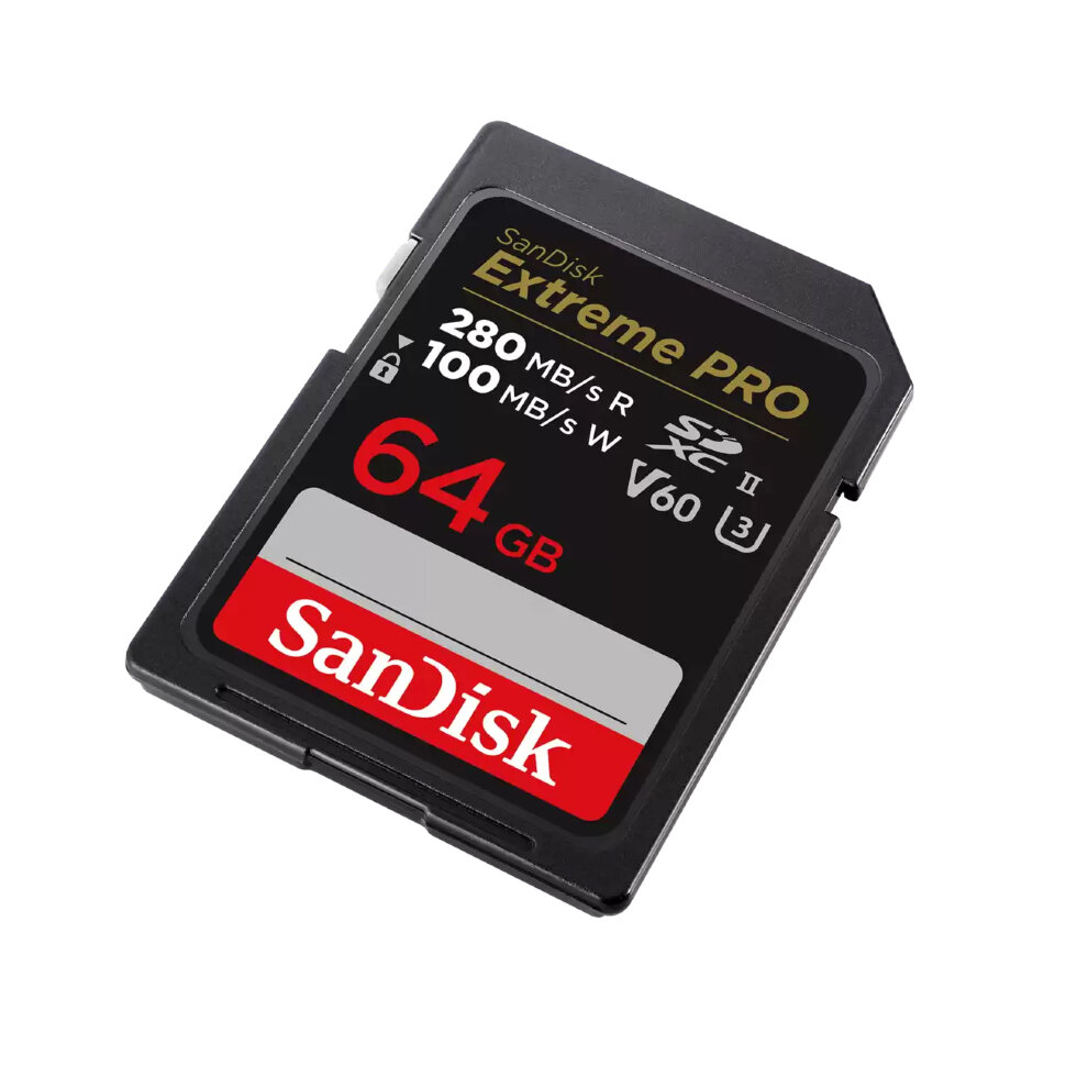 Карта памяти SanDisk Extreme PRO 64Gb SDXC UHS-II V60 Карта памяти SanDisk Extreme PRO 64Gb SDXC UHS-II V60