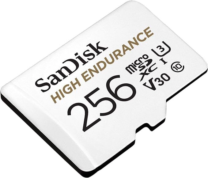 Карта памяти SanDisk High Endurance 256Gb microSDXC UHS-I V30 (U3) + SD adapter Карта памяти SanDisk High Endurance 256Gb microSDXC UHS-I V30 (U3) + SD adapter