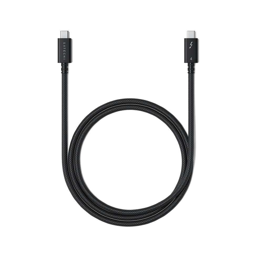 Кабель Satechi Thunderbolt 4 Pro 1м Чёрный Кабель Satechi Thunderbolt 4 Pro 1м Чёрный