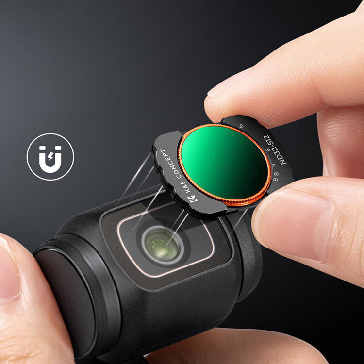 Комплект светофильтров K&F Concept VND для DJI Osmo Pocket 3 (2шт) Комплект светофильтров K&F Concept VND для DJI Osmo Pocket 3 (2шт)