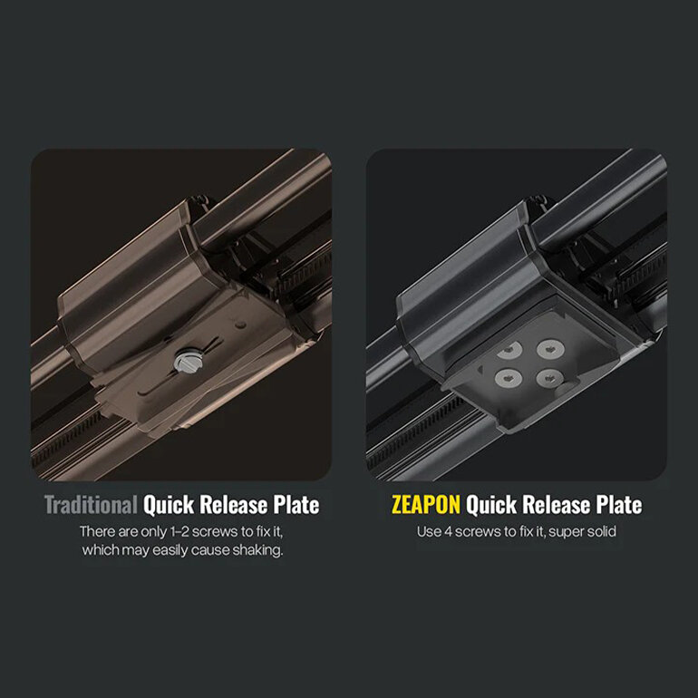 Быстросъёмная площадка ZEAPON Slider Manfrotto Standard для слайдера Быстросъёмная площадка ZEAPON Slider Manfrotto Standard для слайдера