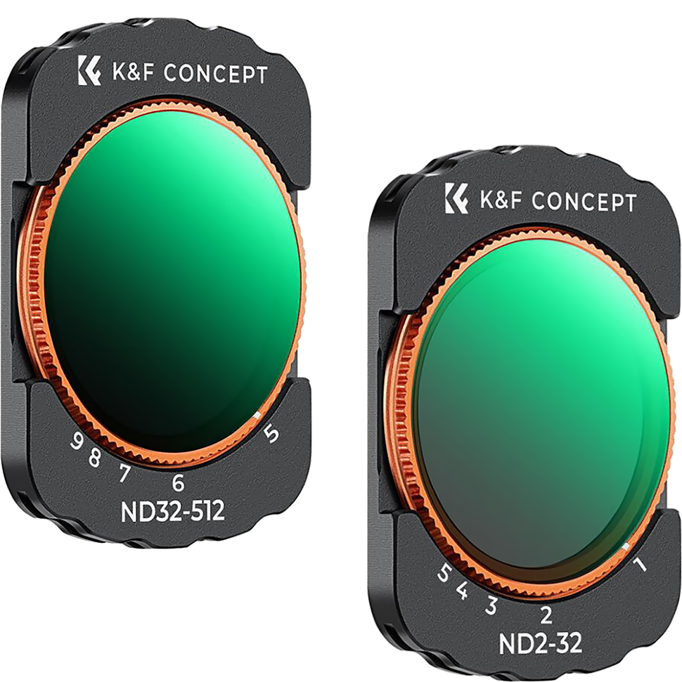 Комплект светофильтров K&F Concept VND для DJI Osmo Pocket 3 (2шт) Комплект светофильтров K&F Concept VND для DJI Osmo Pocket 3 (2шт)