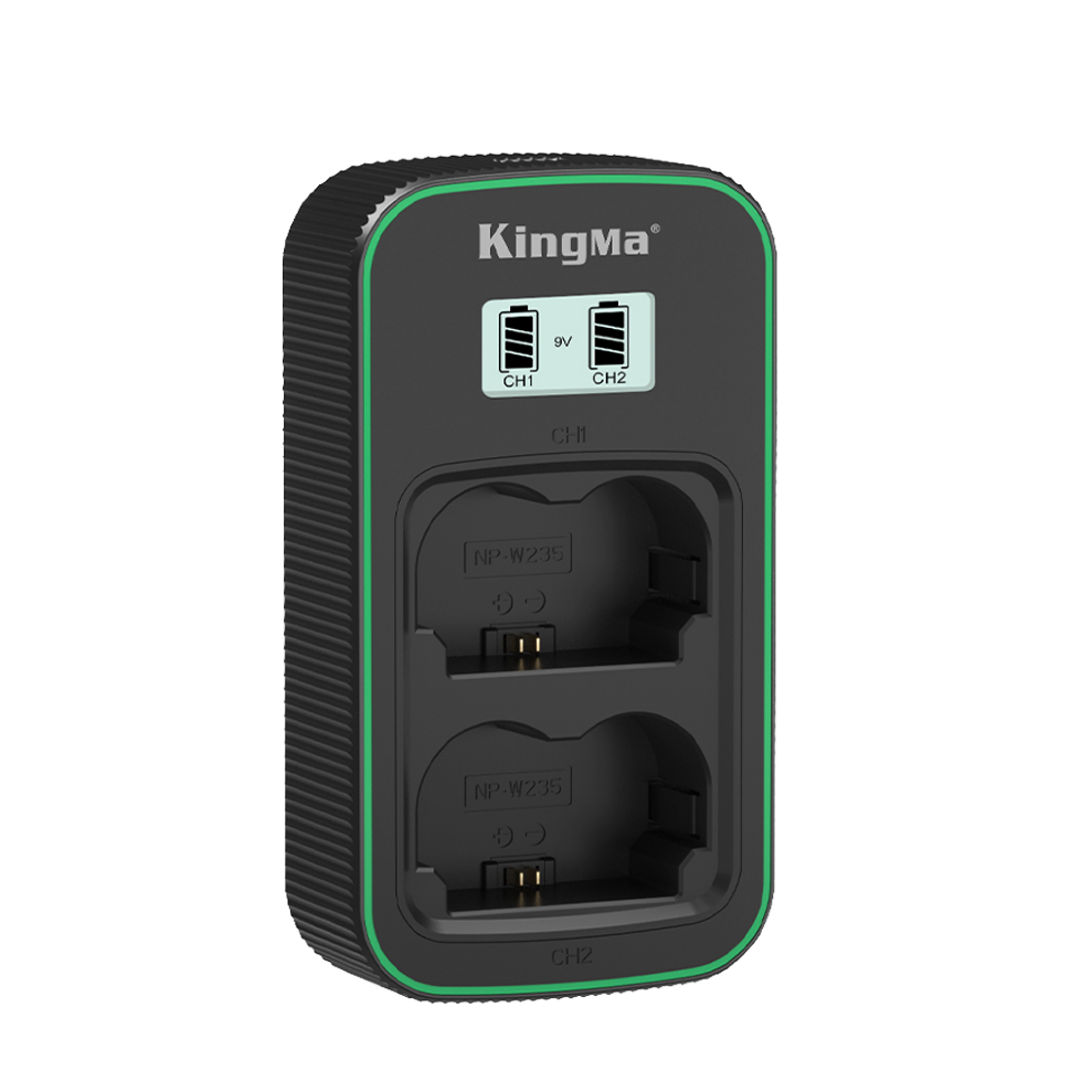 Зарядное устройство Kingma PD3.0 Dual Battery Charger для NP-W235 Зарядное устройство Kingma PD3.0 Dual Battery Charger для NP-W235