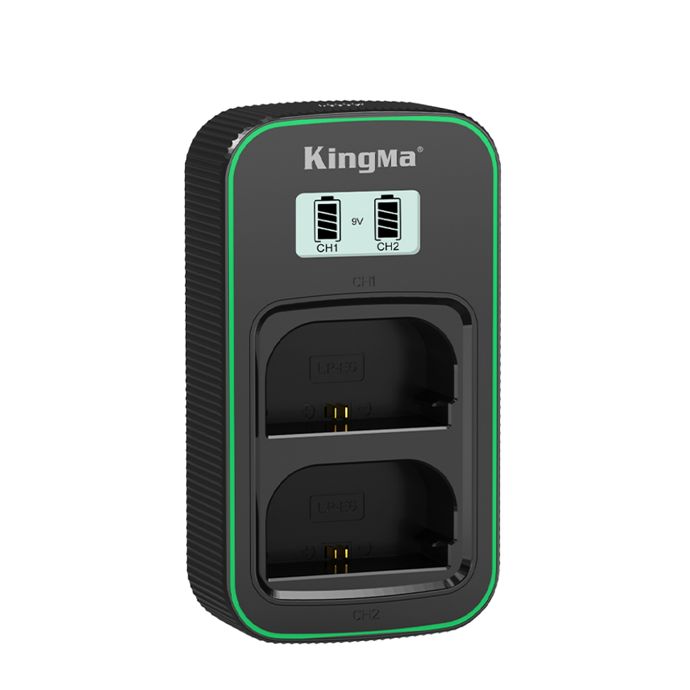 Зарядное устройство Kingma PD3.0 Dual Battery Charger для LP-E6/LP-E6N/LP-E6NH Зарядное устройство Kingma PD3.0 Dual Battery Charger для LP-E6/LP-E6N/LP-E6NH